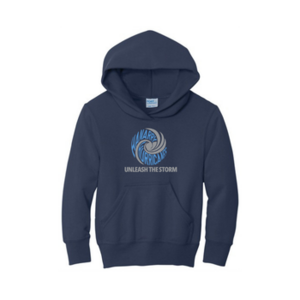 Hooded Pullover in Navy