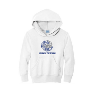 Hooded Pullover in White