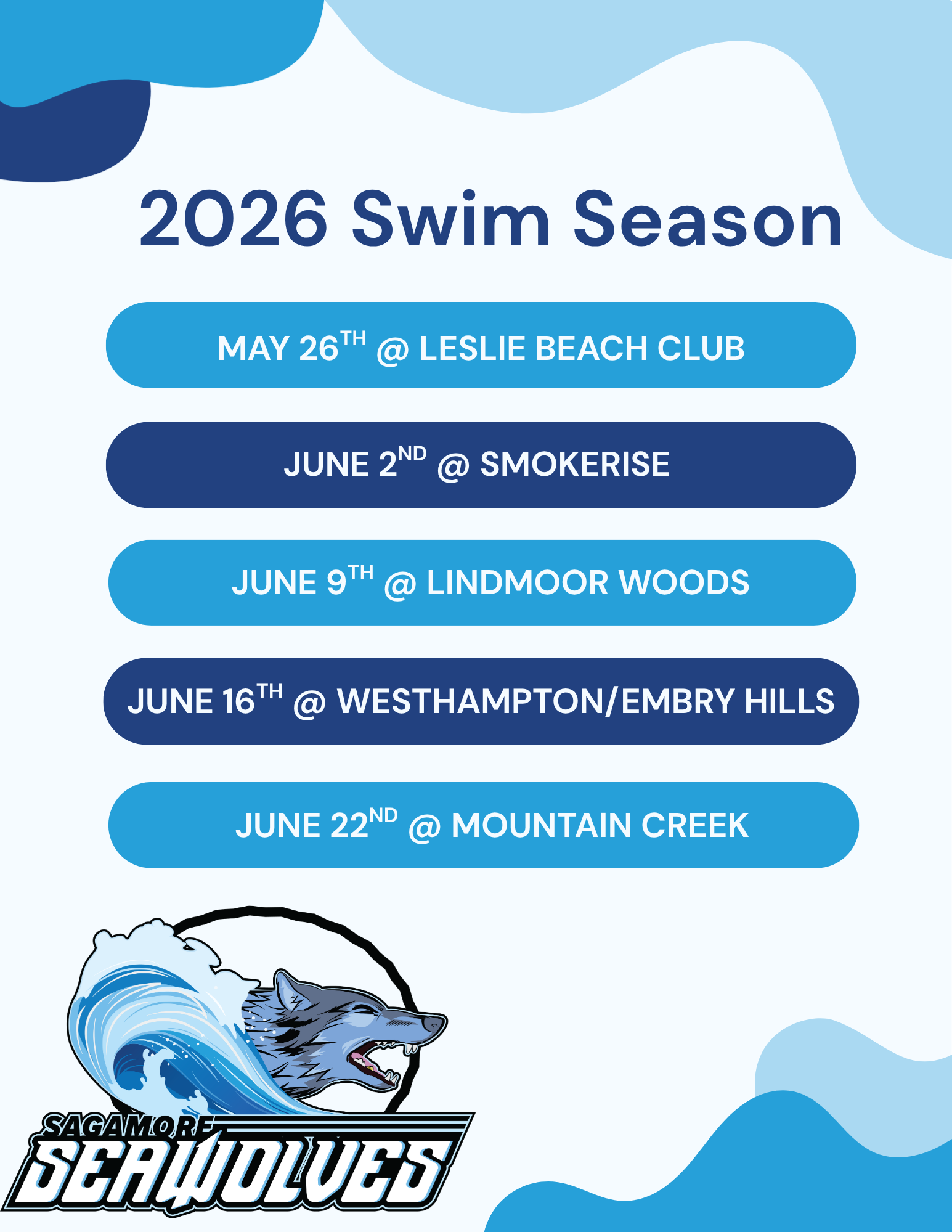 Seawolves Meet Schedule 2026