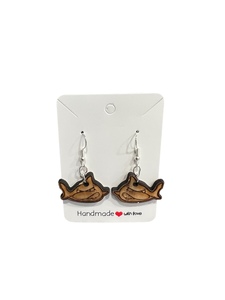 Smoky Hill Shark Earrings