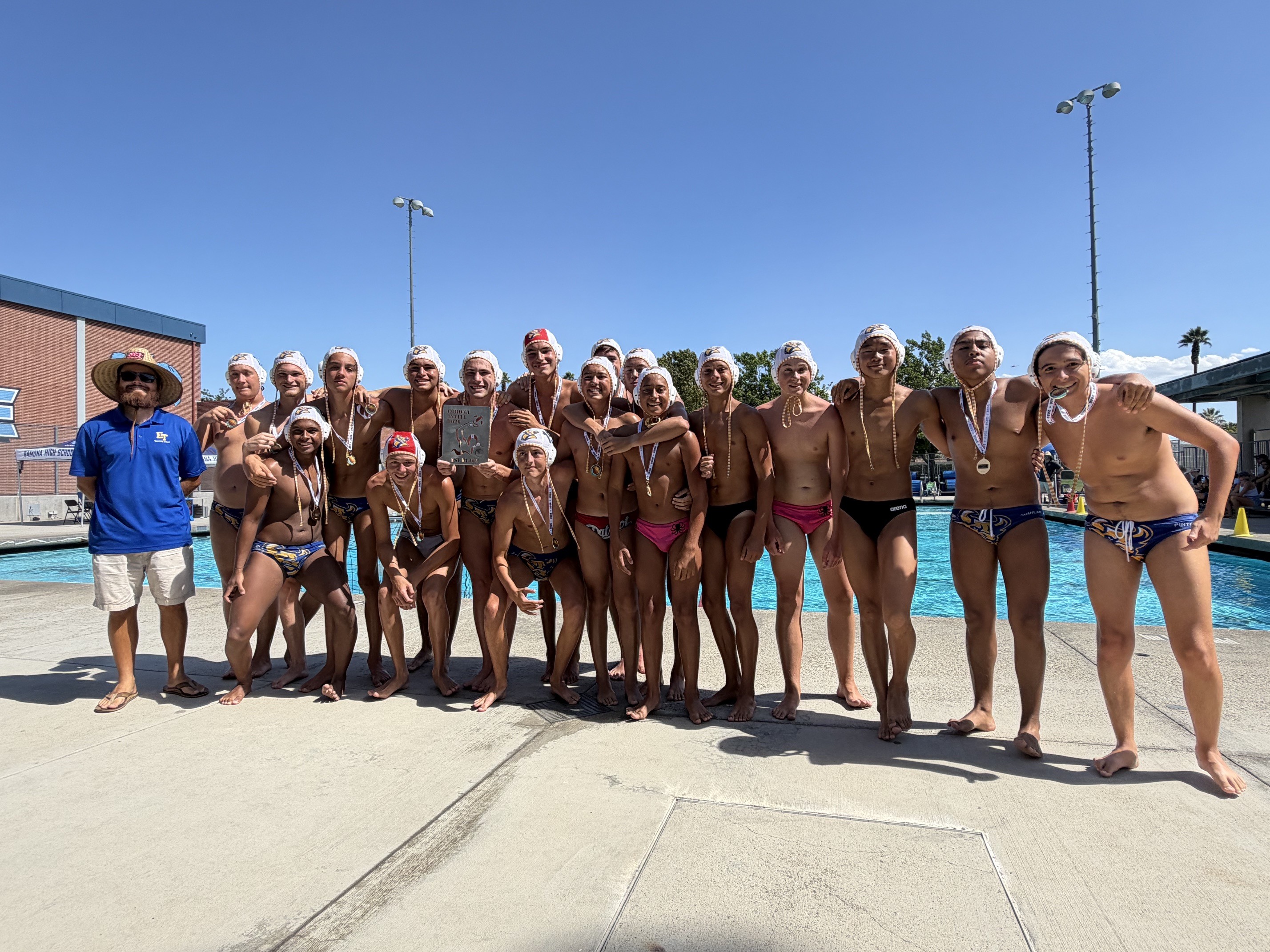 Congrats Boys Water Polo 2026 Corona Invitational Champs