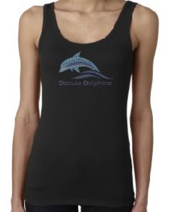 Black Normal Rhinestone Tank