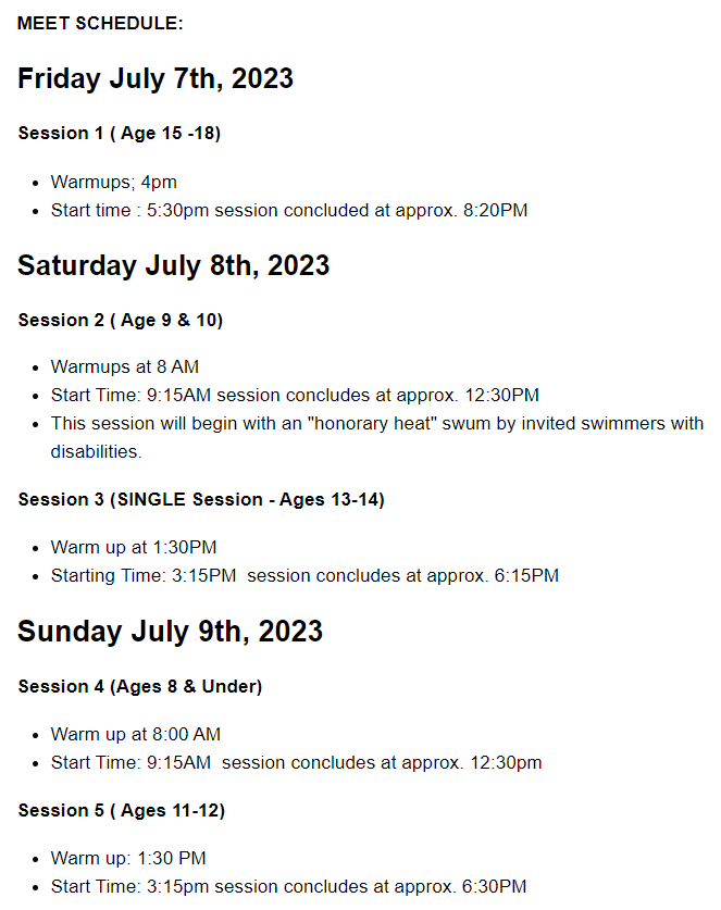 Home Dacula Dolphins Summer Swim League