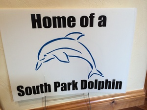 SP Dolphin Yard Sign