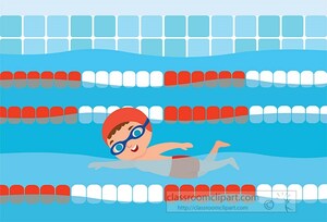 Boy-swimming-laps-in-pool-clipart