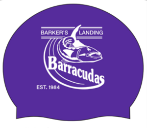 PURPLE Silicone Cap with White Classic Logo