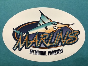 2026 Marlins Car Magnet