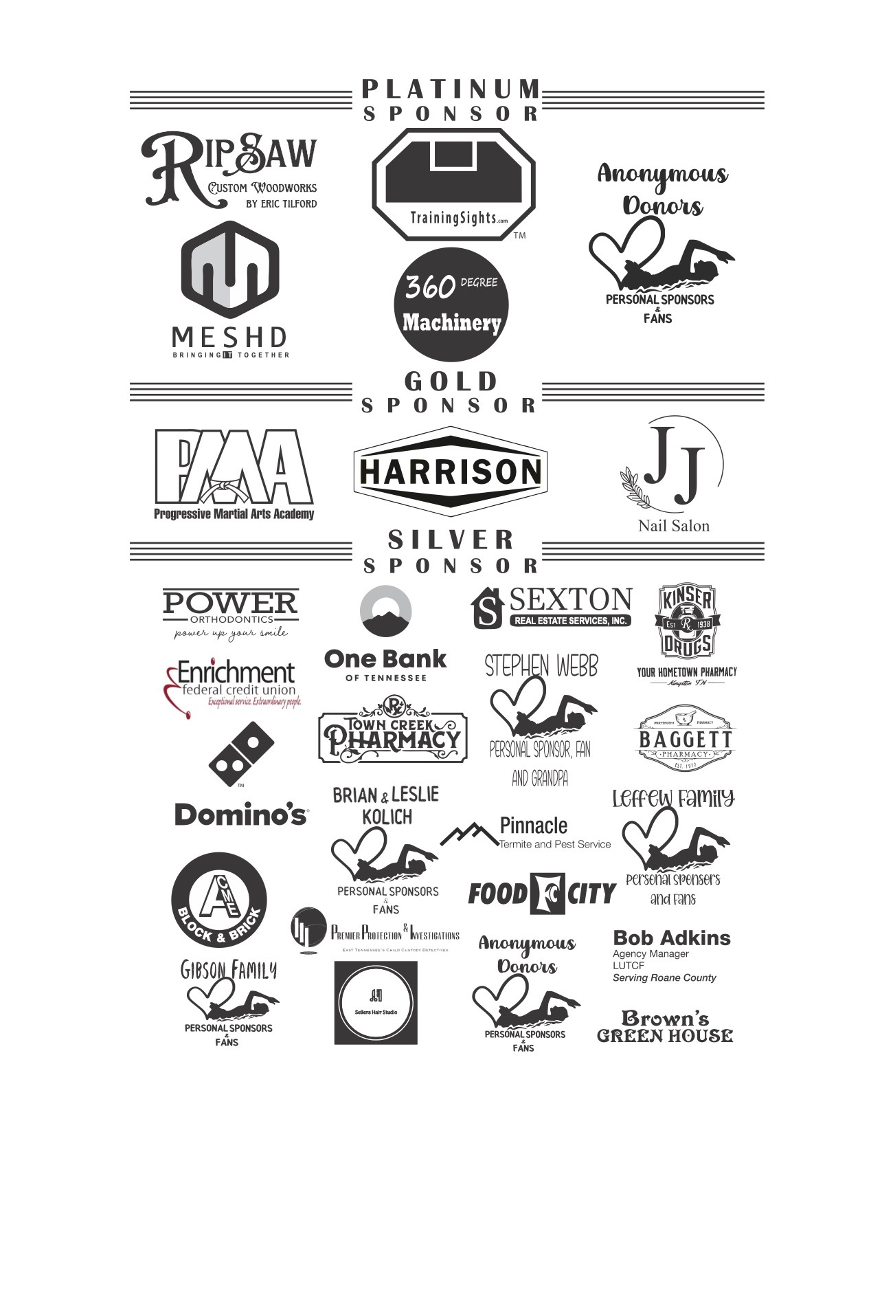 Thank You To Our 2026 Sponsors!