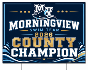 2026 County Champion Yard Sign