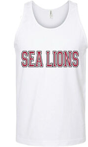 Sea Lions White Tank