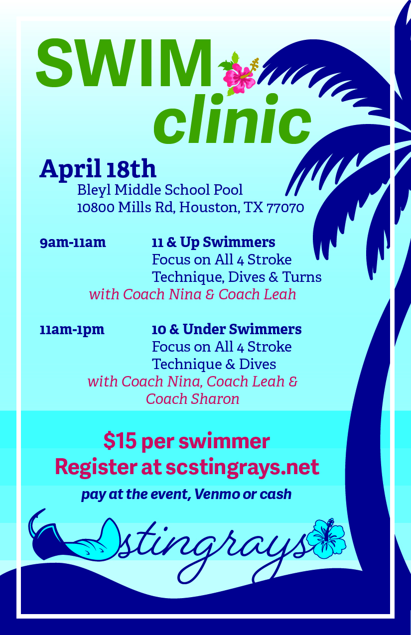 Swim Clinic Spring Cypress Stingrays Swim Team