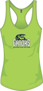 LIME GREEN 2026 Trailwood Gator Swim Ladies Tank