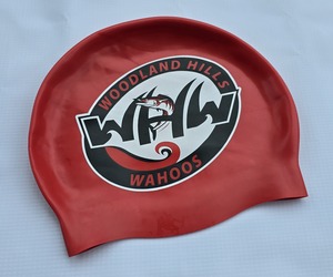 Red Wahoos Logo Swim Cap - Qty 1