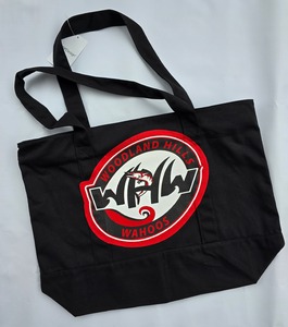 Wahoos Black Canvas Tote Bag