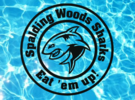 Spalding Woods Sharks Swim Team Logo