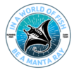 Running Man Manta Rays Logo
