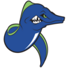 Edgehill Eels Swim Team Logo