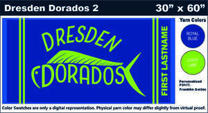 ROYAL BLUE Custom Team Towel - NO NAME