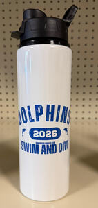 Personalized 25oz Aluminum Water Bottle White (JP XP8225)
