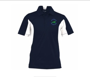 Blue and White Polo