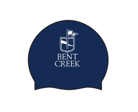 Bent Creek silicone swim cap