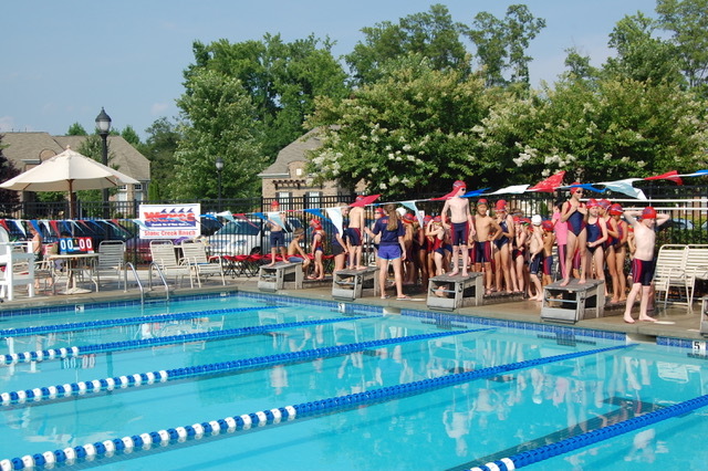Swim meet fun