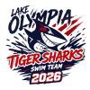 Lake Olympia Tiger Sharks Logo
