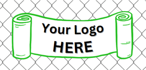 Banner on fence