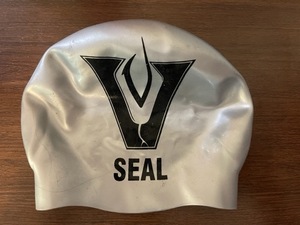 EXTRA-Personalized Silver Swim Caps