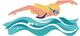 Swimmer-gliding-through-waves-in-a-vibrant-flat-illustration-vector