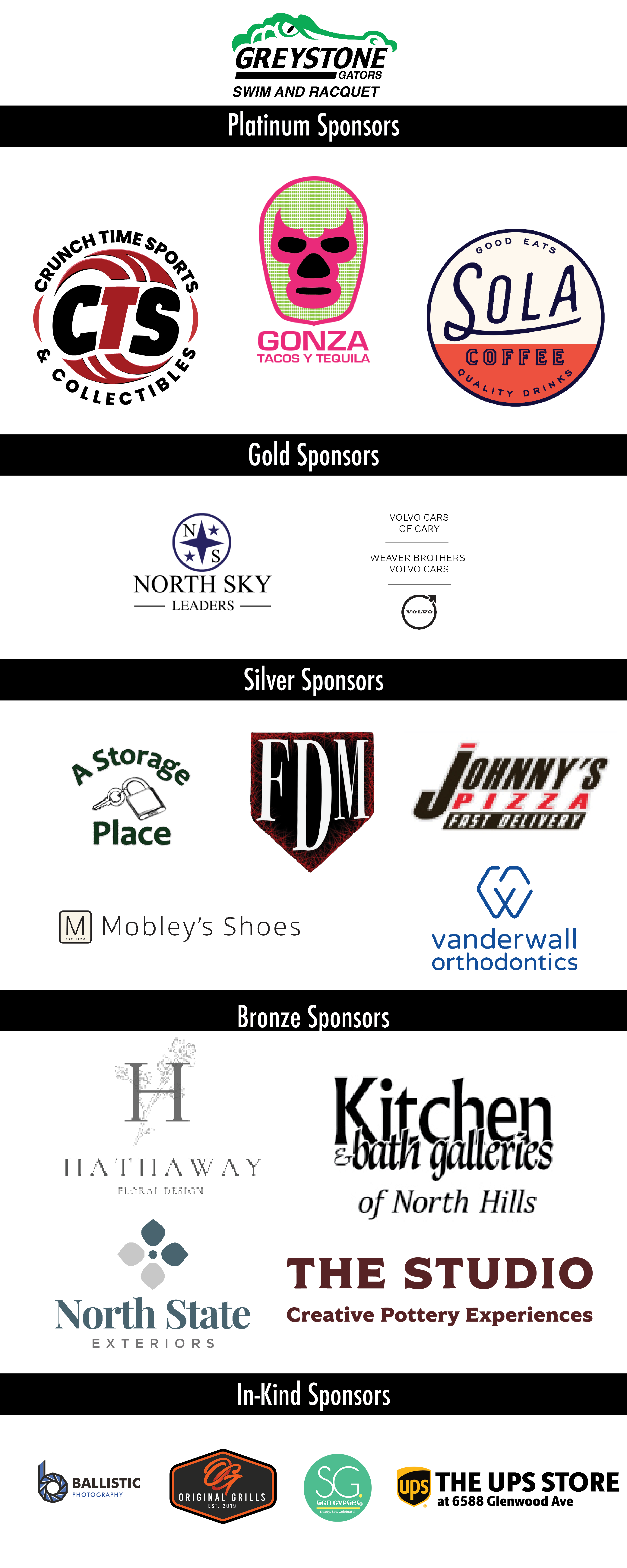 2026 Sponsor Grid