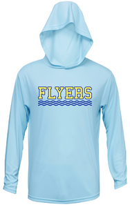 Flyers Spirit Sun Shirt w/ Hood Blue