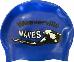 Team Swim Cap - Silicone: Blue