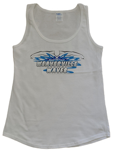 Waves Cap & Goggles Tank Top Color: White