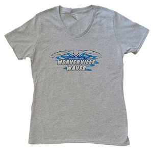 Waves Cap & Goggles T-Shirt Color: Heather Grey