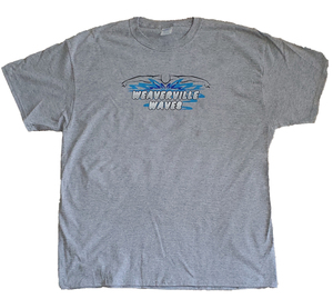 Waves T-Shirt Color: Grey