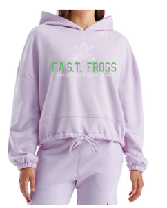 2026 Womens Cropped Hoodie - Lilac