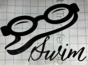 Swim Goggles decal