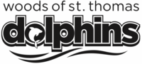 Woods of St. Thomas Swim Team Logo