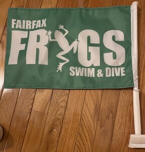 NEW Fairfax Frog Car Flags!!