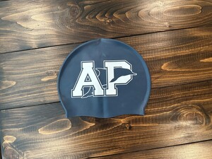 Silicone Cap - Dark Blue w/White Logo