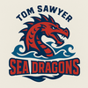 Tom Sawyer Swim Team Logo