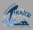 Genesee Mountain Thunder Swim Team Logo