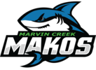 Marvin Creek Makos Swim Team Logo