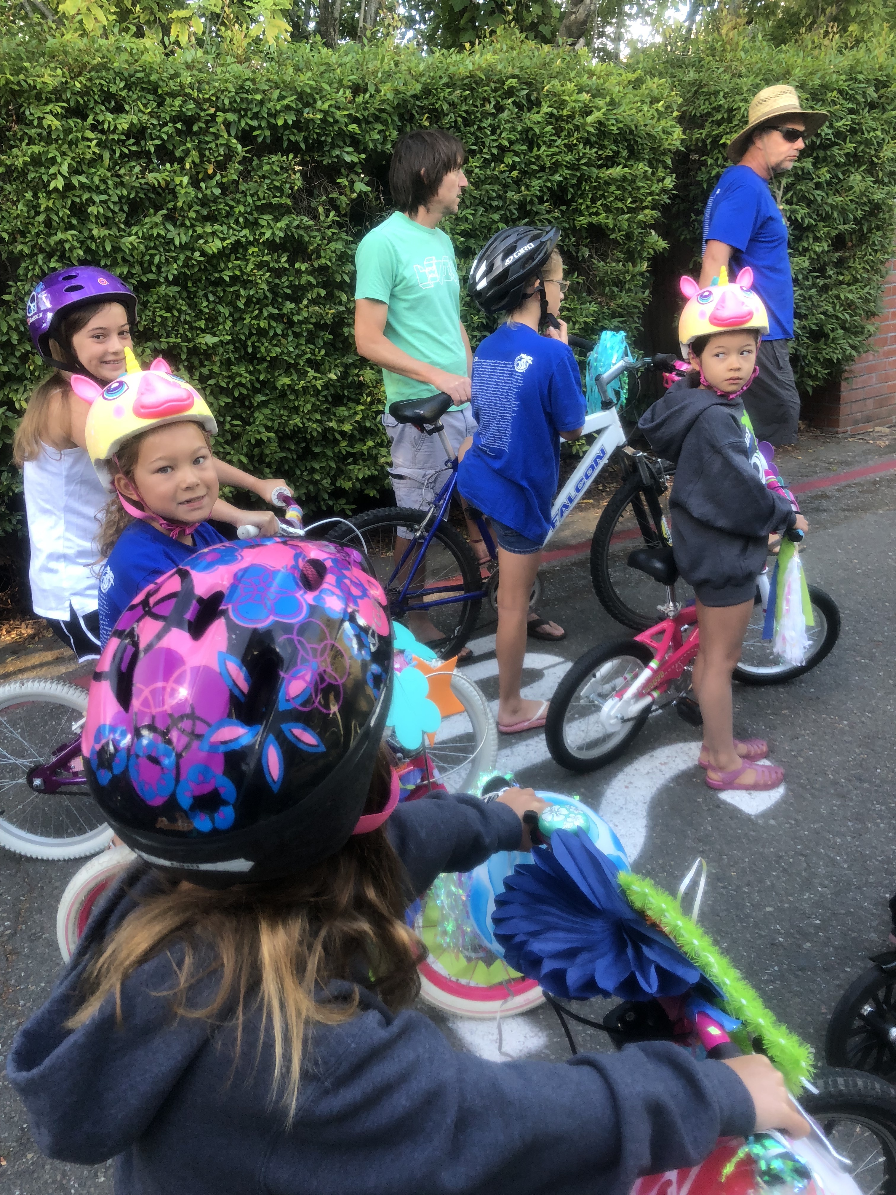 We had so much fun at the bike rally the night before.