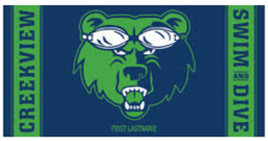 Creekview Grizzlies Beach Towel