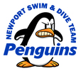 Newport Penguins Swim and Dive Team Logo